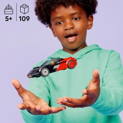 LEGO 60486 City EV Supercar Toy - Race Car Model Kit w/a Driver Minifigure - Fine Motor Skills Building Set - Small Birthday Gi