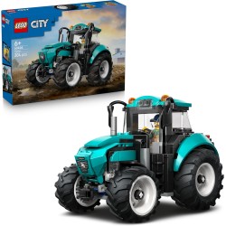 LEGO 60498 City Tractor Toy - Farm Vehicle Model Building Kit with a Farmer Minifigure - Birthday Gift Idea for 6+ Year Old Boy