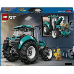 LEGO 60498 City Tractor Toy - Farm Vehicle Model Building Kit with a Farmer Minifigure - Birthday Gift Idea for 6+ Year Old Boy