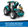 LEGO 60498 City Tractor Toy - Farm Vehicle Model Building Kit with a Farmer Minifigure - Birthday Gift Idea for 6+ Year Old Boy