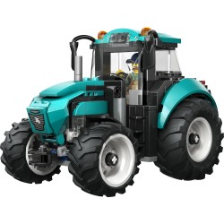 LEGO 60498 City Tractor Toy - Farm Vehicle Model Building Kit with a Farmer Minifigure - Birthday Gift Idea for 6+ Year Old Boy