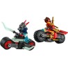 LEGO 71838 NINJAGO Gara di Velocità sulla Moto di Kai - Set Ninja con 2 Motociclette Giocattolo con Ruote Mobili, 2 Minifigure 