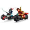LEGO 71838 NINJAGO Gara di Velocità sulla Moto di Kai - Set Ninja con 2 Motociclette Giocattolo con Ruote Mobili, 2 Minifigure 