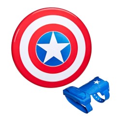 Hasbro Marvel Avengers, Giocattolo di Captain America con Scudo Magnetico Blast e Guanto, Giochi per Roleplay Ispirati ai Super