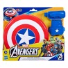 Hasbro Marvel Avengers, Giocattolo di Captain America con Scudo Magnetico Blast e Guanto, Giochi per Roleplay Ispirati ai Super