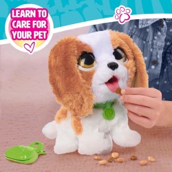 Just Play Peluche interattivo di Cavalier King Charles Spaniel furReal Poop-a-Lots, cucciolo di peluche che cammina da 20,3 cm,