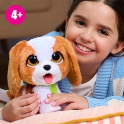 Just Play Peluche interattivo di Cavalier King Charles Spaniel furReal Poop-a-Lots, cucciolo di peluche che cammina da 20,3 cm,
