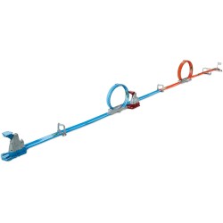 Hot-Wheels Pista Playset Sfida a Doppio Giro Mortale, con 2 Macchinine, Giocattolo per Bambini 4 + Anni, GFH85