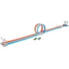 Hot-Wheels Pista Playset Sfida a Doppio Giro Mortale, con 2 Macchinine, Giocattolo per Bambini 4 + Anni, GFH85