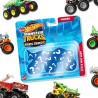 Hot Wheels HWN86 Monster Trucks – Grandi Tir, camion die-cast 1:64 con 6 ruote (Un modello a sorpresa tra stili assortiti), può