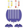 Quercetti - 1010 Four Pegs