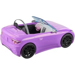 Mattel - Barbie HBY29 - Bambola con decapottabile viola