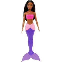 Mattel - Barbie Fantasía Bambola sirena viola e rosa