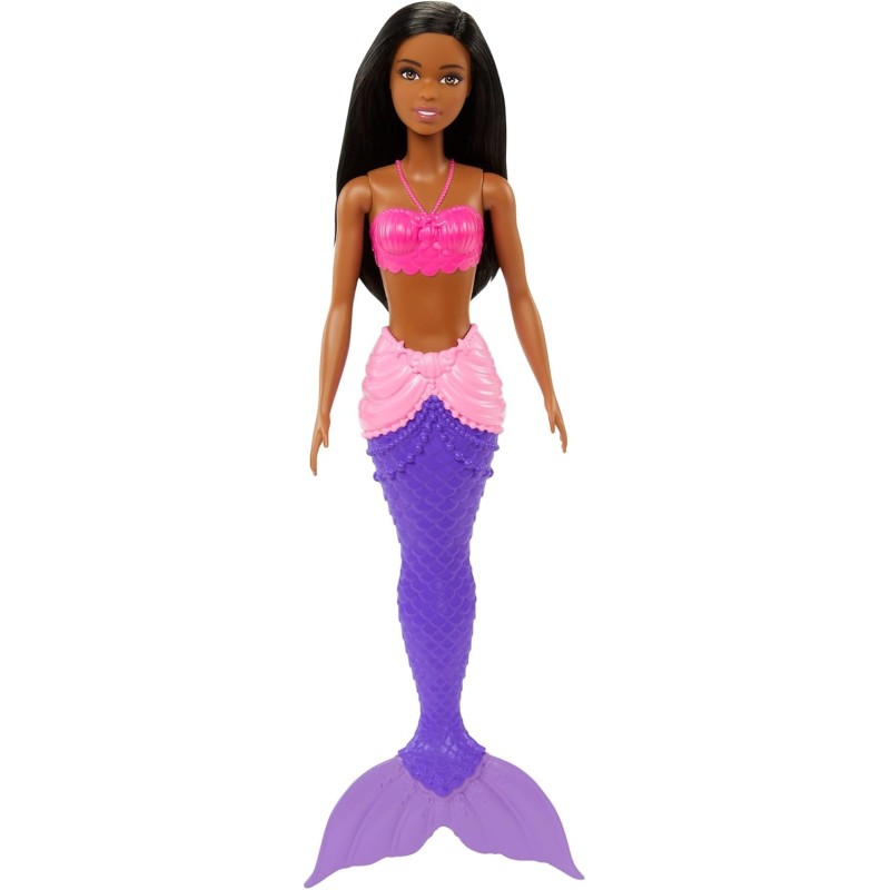 Mattel - Barbie Fantasía Bambola sirena viola e rosa