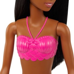 Mattel - Barbie Fantasía Bambola sirena viola e rosa
