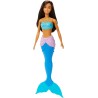 Mattel - Barbie Fantasia Bambola sirena blu e lilla