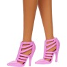 Mattel - Barbie HYY94 - Bambola Fashionistas n. 238, con capelli rosa pastello, abito con corpetto con rosa, fermaglio con perl