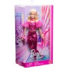 Mattel - Barbie JFP40 - Deluxe Style n. 5, bambola con abito rosa metallizzato e capelli biondi, top a corsetto scintillante e
