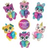 Clementoni BFF - Le Sweeties - Amiche Sempre Insieme Peluche Portachiavi, Gioco Collezionabile Bambini 5+ Anni, Zip con Ciondol
