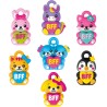 Clementoni BFF - Le Sweeties - Amiche Sempre Insieme Peluche Portachiavi, Gioco Collezionabile Bambini 5+ Anni, Zip con Ciondol