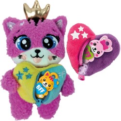 Clementoni BFF - Le Sweeties - Amiche Sempre Insieme Peluche Portachiavi, Gioco Collezionabile Bambini 5+ Anni, Zip con Ciondol