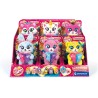Clementoni BFF - Le Sweeties - Amiche Sempre Insieme Peluche Portachiavi, Gioco Collezionabile Bambini 5+ Anni, Zip con Ciondol