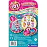 Clementoni BFF - Le Sweeties - Amiche Sempre Insieme Peluche Portachiavi, Gioco Collezionabile Bambini 5+ Anni, Zip con Ciondol