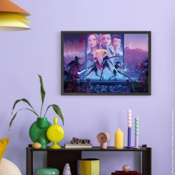 Clementoni Puzzle 1000 Pezzi per Adulti e Ragazzi, Illustrazione con Tema K-pop Demon Hunters, Idea Regalo, Made in Italy, 70x5