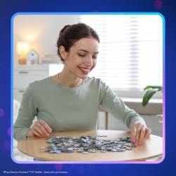 Clementoni Puzzle 1000 Pezzi per Adulti e Ragazzi, Illustrazione con Tema K-pop Demon Hunters, Idea Regalo, Made in Italy, 70x5