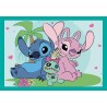 Clementoni - Puzzle 4 in 1 Supercolor, per Bambini 3+ Anni, Diverse Pezzature Illustrazioni Disney Stitch, Idea Regalo, Made in