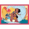 Clementoni - Puzzle 4 in 1 Supercolor, per Bambini 3+ Anni, Diverse Pezzature Illustrazioni Disney Stitch, Idea Regalo, Made in
