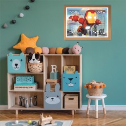 Clementoni - Puzzle per Bambini 2x20 Pezzi Supercolor, 3+ Anni, Illustrazione con Marvel Iron Man and his Awesome Friends, Idea