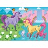 Clementoni - 24754 - Supercolor Puzzle - Unicorno Brilliant - 2x20 Pezzi