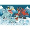 Clementoni - 24810 - Supercolor Puzzle - Jurassic World - 2x20 Pezzi (Include 2 Puzzle Da 20 Pezzi) - Puzzle Bambini 3 Anni, Pu