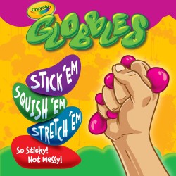 CRAYOLA Globble 3/Pkg-Assorted Colors, Palline col Neon assortite
