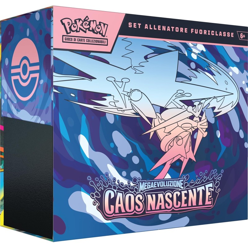Pokémon: set Allenatore Fuoriclasse dell’espansione Megaevoluzione - Caos Nascente del GCC Pokémon (1 carta promozionale figura