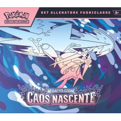 Pokémon: set Allenatore Fuoriclasse dell’espansione Megaevoluzione - Caos Nascente del GCC Pokémon (1 carta promozionale figura