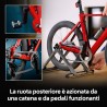 LEGO 11380 Icons Bici da Corsa - Kit Modellismo Fai da Te per Adulti - con Pneumatici in Gomma, Deragliatore e Supporto - Decor