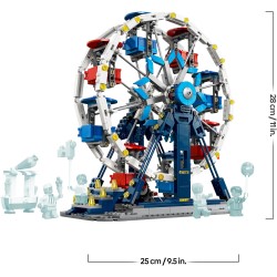 LEGO 31389 Creator 3 in 1 Iconica Ruota Panoramica - Parco Giochi Trasformabile in Attrazione a Forma di UFO o in Giostra - Dec