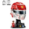 LEGO 43014 Editions Scuderia Ferrari HP Charles Leclerc Helmet - F1 Merchandise - Display Model Kit w/Collectible Minifigure