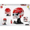 LEGO 43014 Editions Scuderia Ferrari HP Charles Leclerc Helmet - F1 Merchandise - Display Model Kit w/Collectible Minifigure