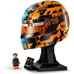 LEGO 43017 Casco di Oscar Piastri MClaren Mastercar F1 Team - F1 Merchandise - Display Model Kit w/Collectible Minifigure
