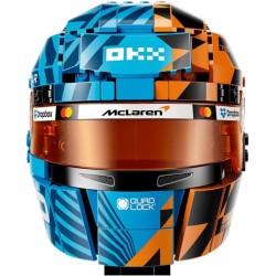LEGO 43017 Casco di Oscar Piastri MClaren Mastercar F1 Team - F1 Merchandise - Display Model Kit w/Collectible Minifigure