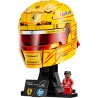 LEGO 43022 Editions Scuderia Ferrari HP Lewis Hamilton Helmet - F1 Merchandise - Display Model Kit w/Collectible Minifigure