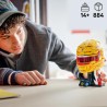 LEGO 43022 Editions Scuderia Ferrari HP Lewis Hamilton Helmet - F1 Merchandise - Display Model Kit w/Collectible Minifigure