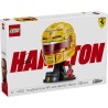 LEGO 43022 Editions Scuderia Ferrari HP Lewis Hamilton Helmet - F1 Merchandise - Display Model Kit w/Collectible Minifigure