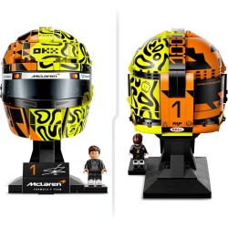 LEGO 43023 Editions Casco di Lando Norris McLaren Mastercard F1 Team - Gadget F1 - Kit di Modellismo con Minifigure da Collezio