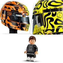 LEGO 43023 Editions Casco di Lando Norris McLaren Mastercard F1 Team - Gadget F1 - Kit di Modellismo con Minifigure da Collezio