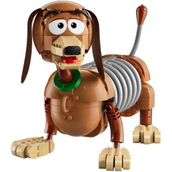 LEGO | 43301 Disney Pixar Fermalibri di Slinky Toy Story - Reggi Libri per Libreria - Decorazione con Minifigure di Woody e Fig