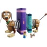 LEGO | 43301 Disney Pixar Fermalibri di Slinky Toy Story - Reggi Libri per Libreria - Decorazione con Minifigure di Woody e Fig